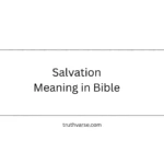Salvation Meaning in Bible