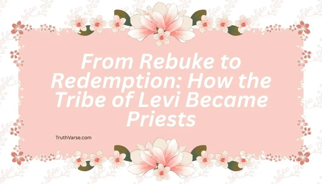 From Rebuke to Redemption